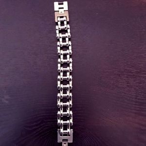 Men’s Chrome Chain Bracelet